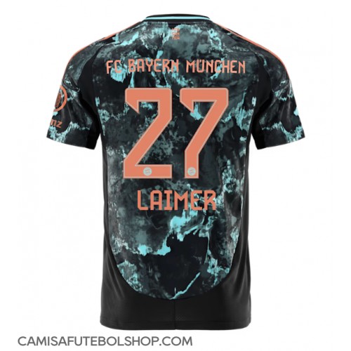 Camisa de time de futebol Bayern Munich Konrad Laimer #27 Replicas 2º Equipamento 2024-25 Manga Curta